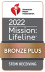 Misión 2022 de la American Heart Association: Lifeline Bronze Plus Recepción de STEMI